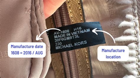 michael kors nb 1602|michael kors bag serial number lookup.